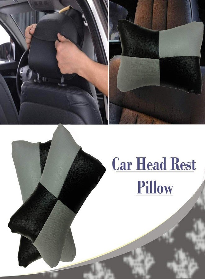 Adroitz Check Design Grey Car Seat Cushion for Swift_PR195 - Image 3